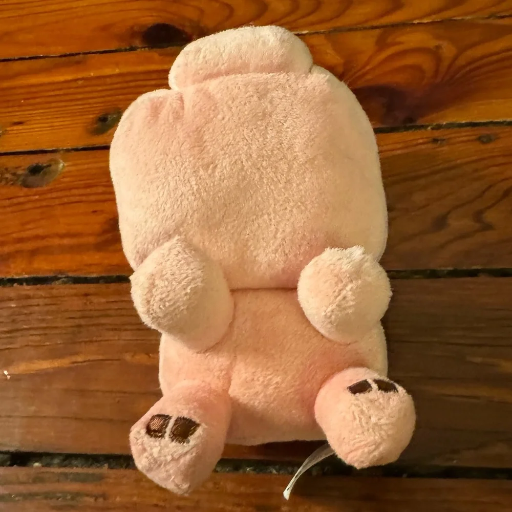 🧩 Mojang Minecraft Baby Pig Plush Stuffed Animal Toy Pink Derp Eyes 2014 7”